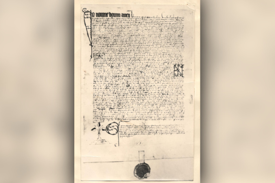 Die kaiserliche Gründungs-Urkunde des Ortes vom 7. Mai 1173.