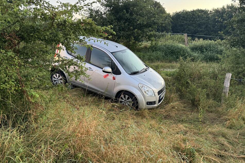 Aus noch ungeklärter Ursache rollte der Suzuki auf einmal von alleine los.