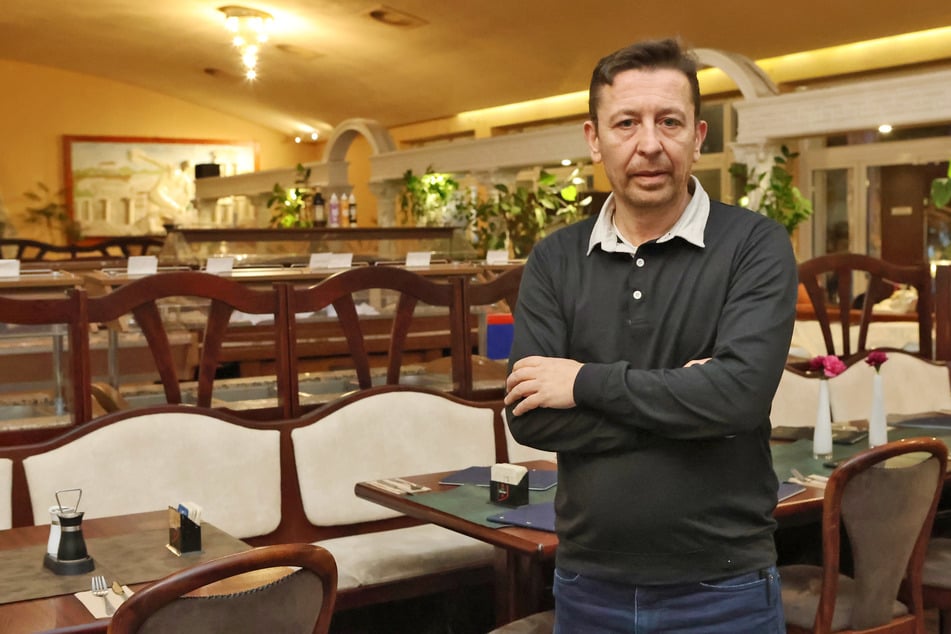 Der Geschäftsführer des griechischen Restaurants "Poseidon II", Athanasios Anagnostoudis (50), war auch anwesend.