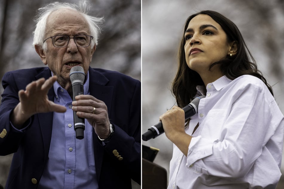 Bernie Sanders and AOC blame Republicans for government shutdown in joint town hall