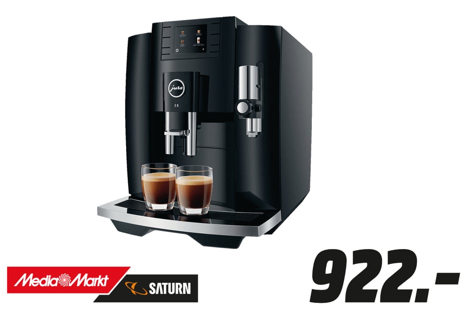 Jura-Kaffeevollautomat E8 (EB) für 922 Euro