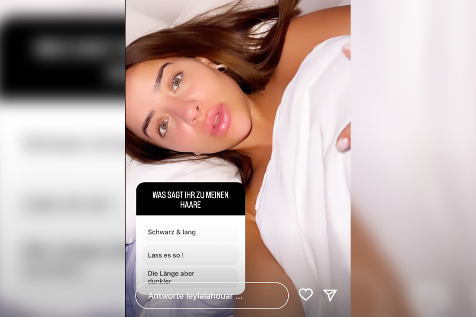 In der Nacht zu Samstag wandte sich Leyla Lahouar (27) mit einer Instagram-Story an ihre mehr als 42.000 Follower auf der Foto-Plattform und bat mit einer Abstimmung um deren Rat.