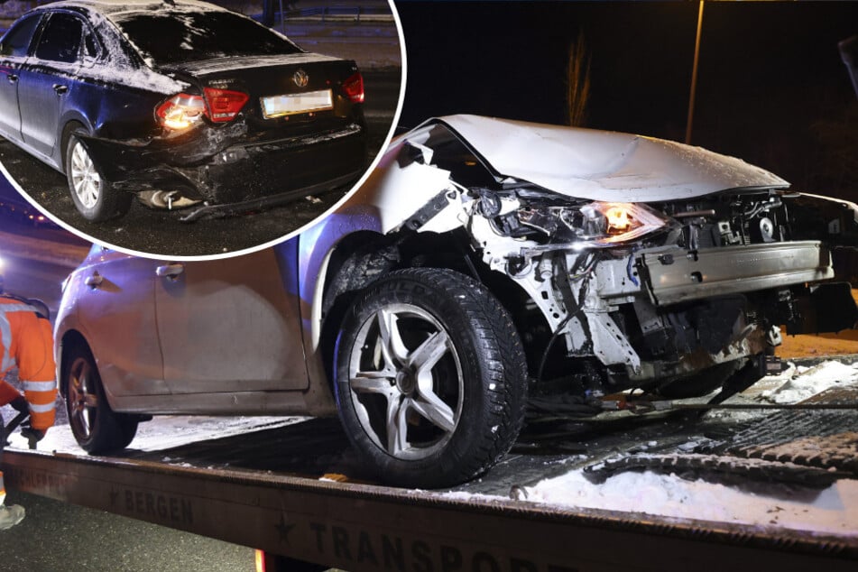 Ohne Führerschein unterwegs: Nissan-Fahrerin kracht gegen VW und flüchtet