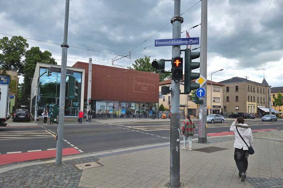 Am Emanuel-Goldberg-Platz können Fahrgäste nicht mehr die Linie 87 nutzen. (Archivbild)