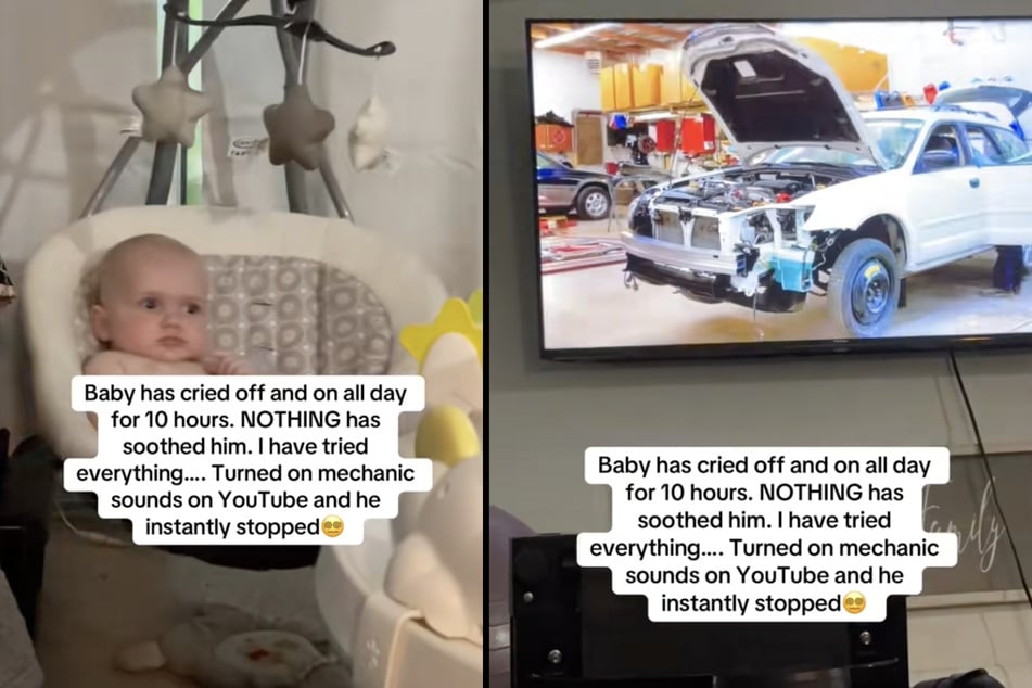 Après que son fils ait pleuré pendant des heures et refusé de se calmer, sa mère a mis une vidéo de atelier sur YouTube - avec succès.