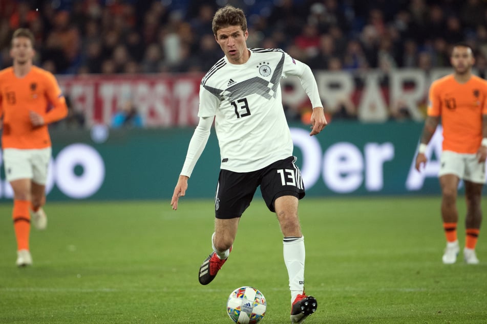 Thomas Müller hatte in der Nations League schon mit den Niederlanden das Vergnügen.