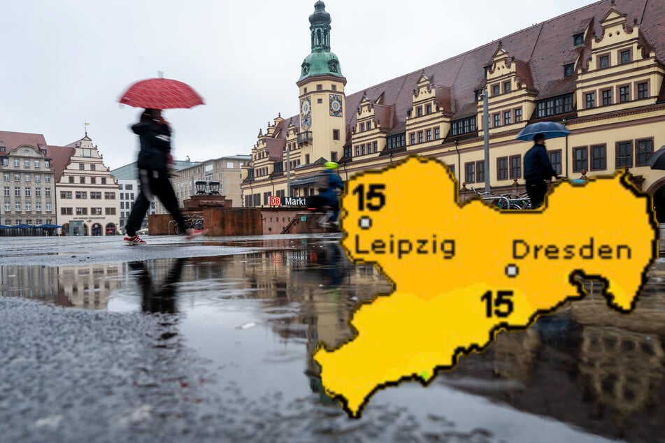 Wer nicht nass werden möchte, sollte den Regenschirm in dieser Woche immer dabei haben. (Archivbild)