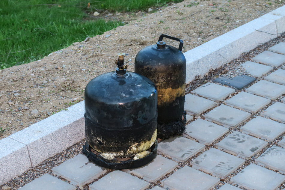 Diese zwei Gasflaschen lösten offenbar den verheerenden Brand aus.