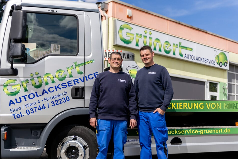 Das Team vom Autolackservice Grünert freut sich schon Euch kennenzulernen.