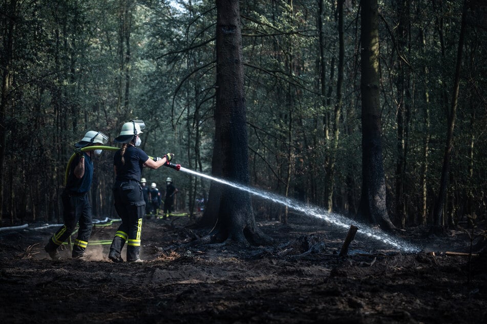 Der Waldbrand im Hürtgenwald hielt die Einsatzkräfte tagelang in Atem und konnte erst nach rund einer Woche vollständig gelöscht werden.