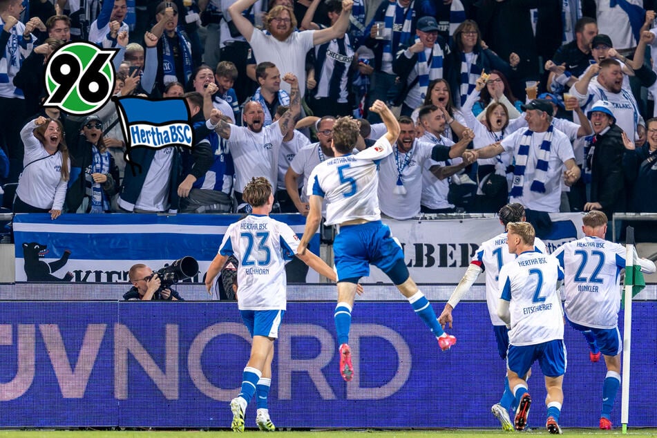 Notarzteinsatz im Gästeblock: Hertha bricht Tor-Fluch und beendet Hannover-Serie