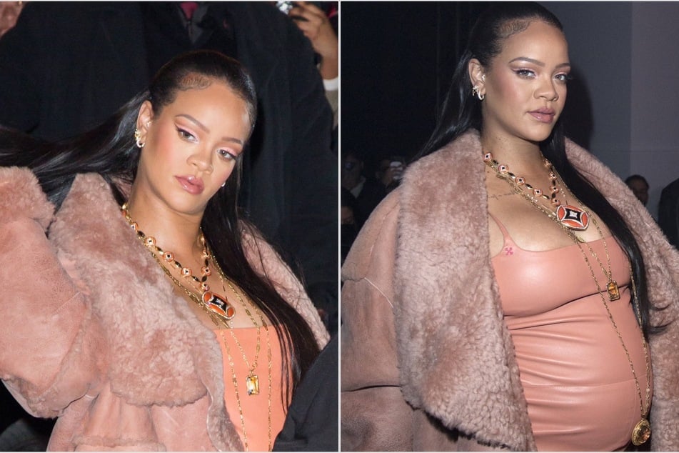 Rihanna continues to slay her maternity fashion while waiting for her second child.