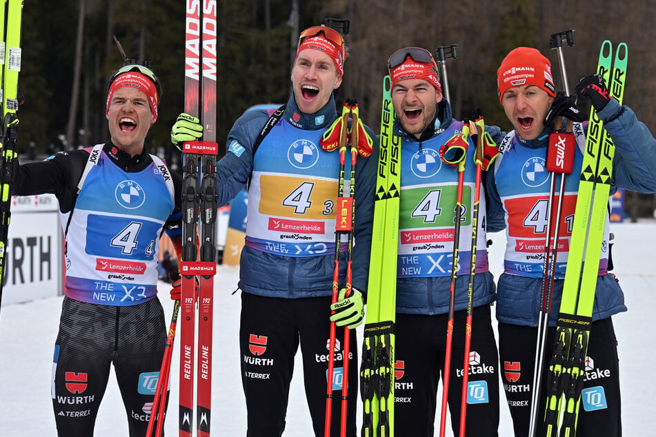 Bei der Biathlon-WM konnten die Herren nur in den Staffeln Edelmetall holen. In den Einzelrennen liefen die Deutschen weit hinterher.