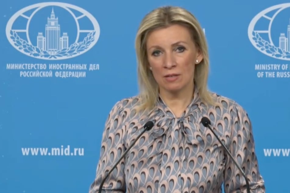Die Sprecherin des russischen Außenministeriums, Maria Sacharowa (48), ist empört.