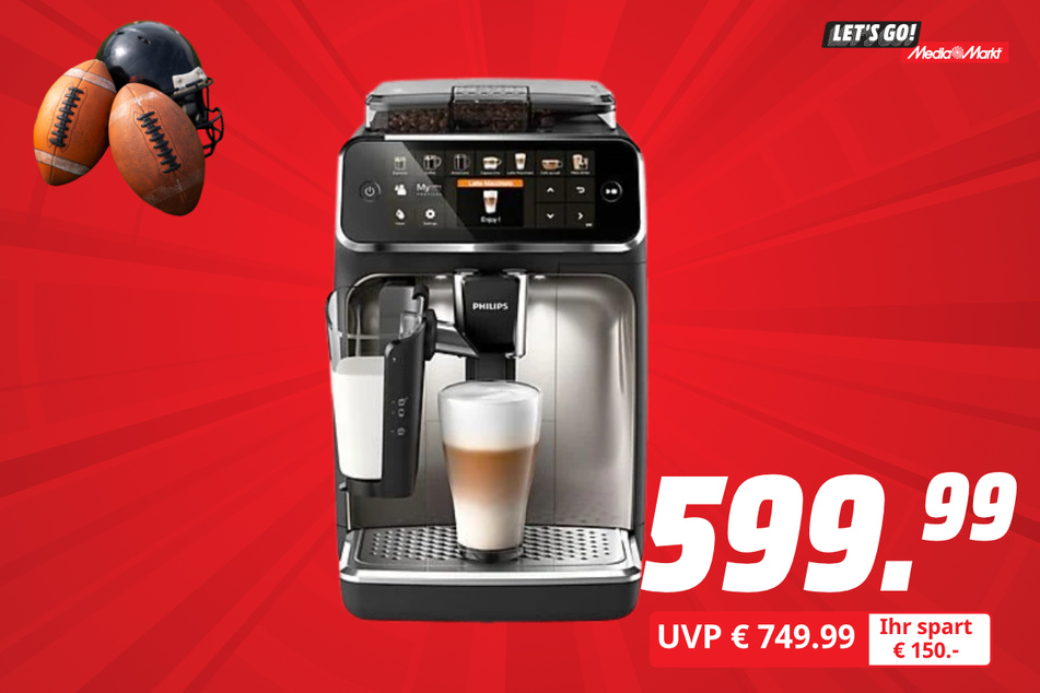 Philips-Kaffeevollautomat für 599,99 statt 749,99 Euro.