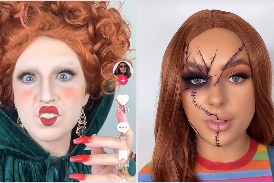 Boo! These spooky Halloween TikTok makeup looks are to die for