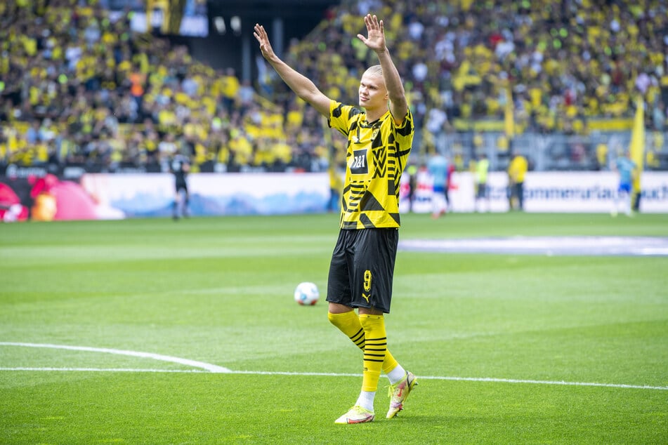 Haaland (21) wurde am Samstag in Dortmund verabschiedet.