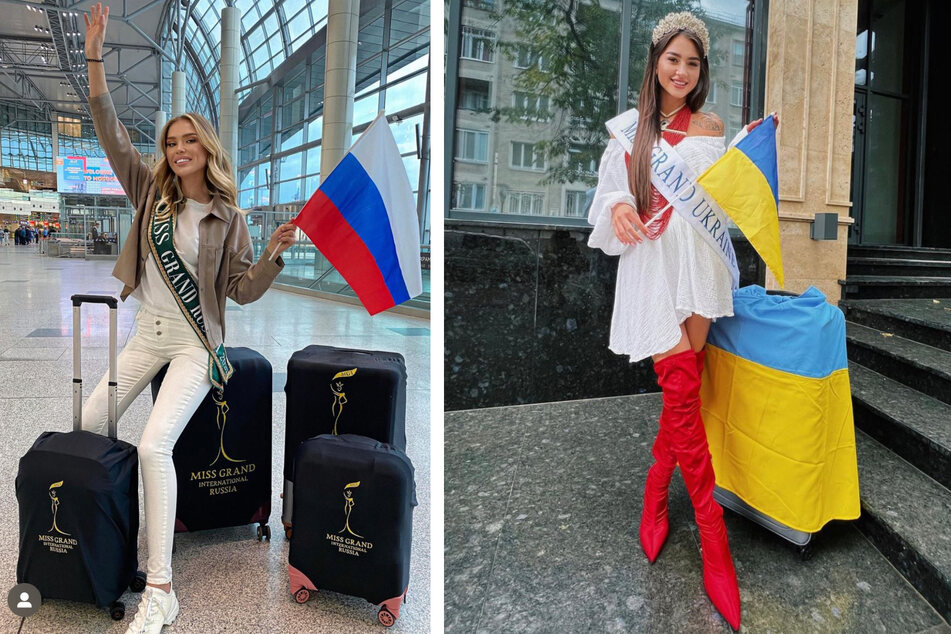 Katarina Astashenkova (24, r.) und Olga Vasyliv (22) wurden am vergangenen Montag einander als Mitbewohnerinnen zugeteilt.