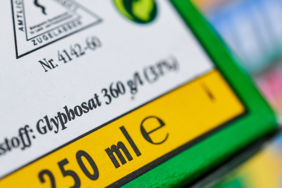 Die Verpackung eines Unkrautvernichtungsmittels, das den Wirkstoff Glyphosat enthält.