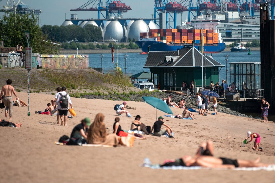 In Hamburg steigt das Thermometer in dieser Woche auf bis zu 25 Grad.