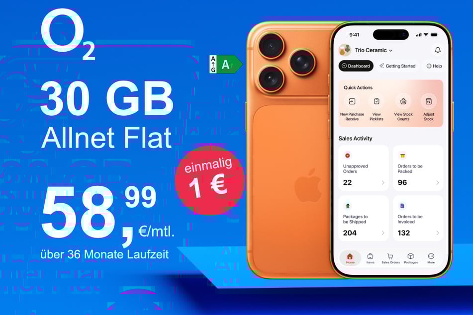 Das neue iPhone 17 Pro inkl. 30 GB Datenvolumen für nur 1 Euro exklusiv bei o2.