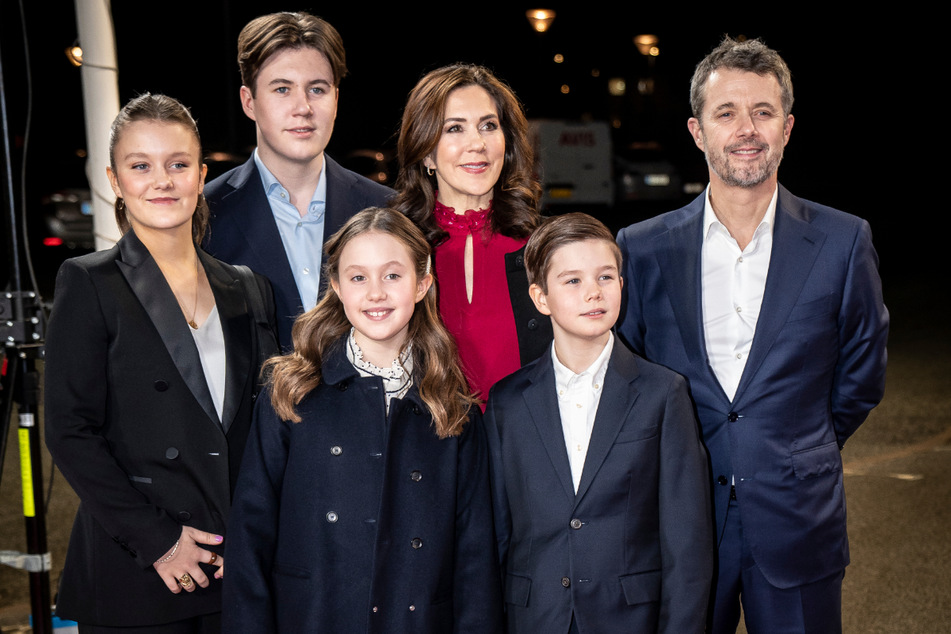 Mit seiner Frau May hat Frederik vier Kinder: Prinzessin Isabella (l-r), Prinz Christian, Prinzessin Josephine und Prinz Vincent. (Archivbild)