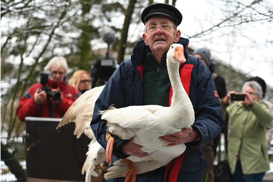 Seine Tiere kann Ludwig Smidt (81) jederzeit besuchen.