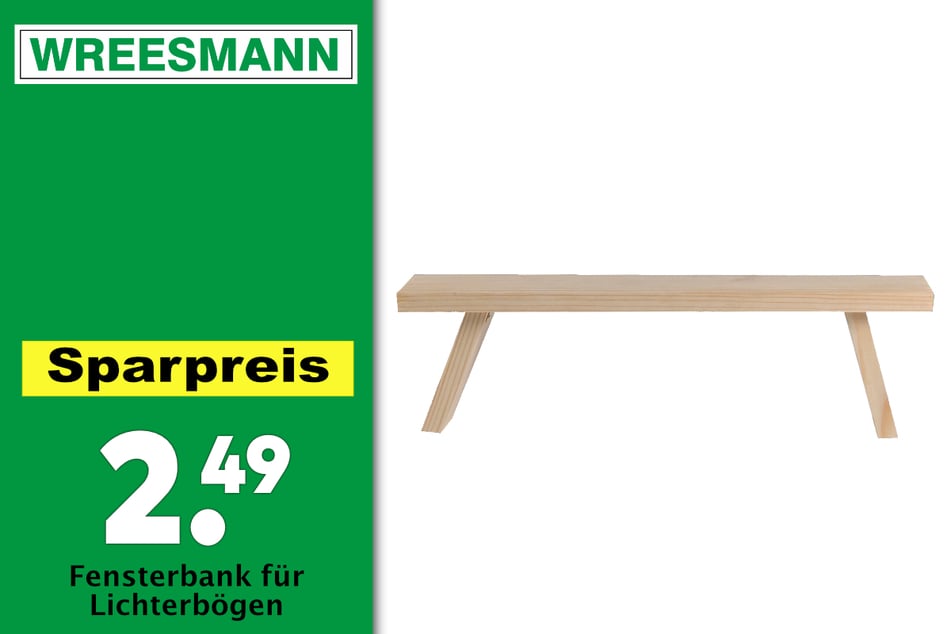 Fensterbank für Lichtbögen