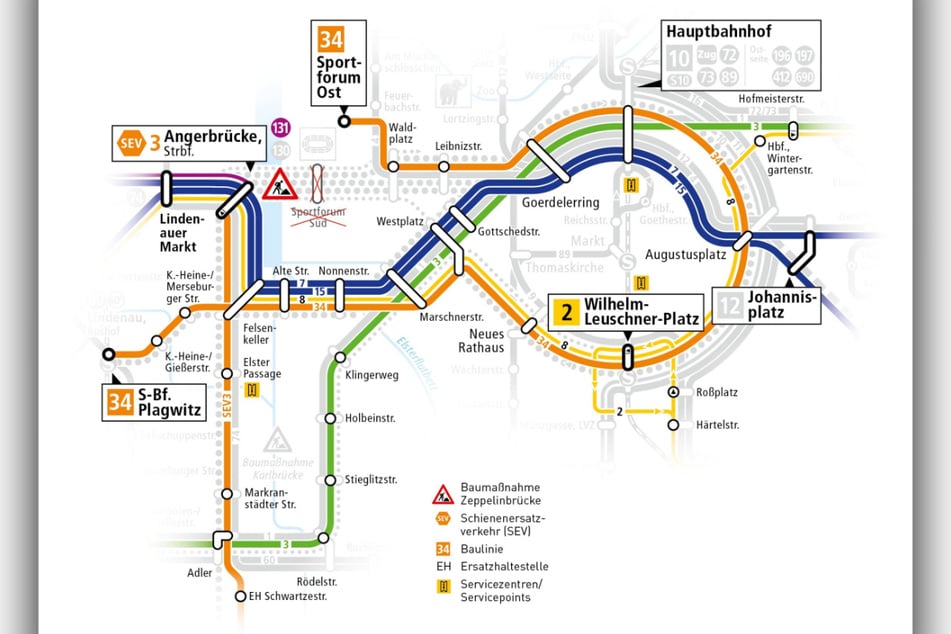 Bahnfahrer müssen nicht ganz so viel Geduld mitbringen wie Autofahrer, für den ÖPNV ist die Überführung nur knapp zwei Monate gesperrt.