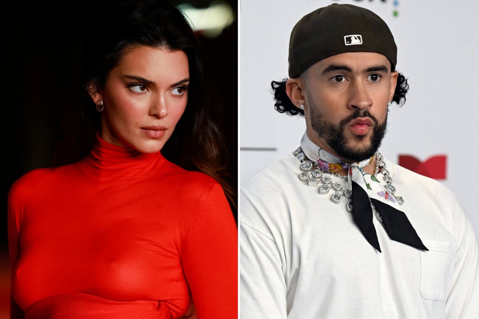 Kendall Jenner's (l) friends are reportedly skeptical of her romance with rapper Bad Bunny.
