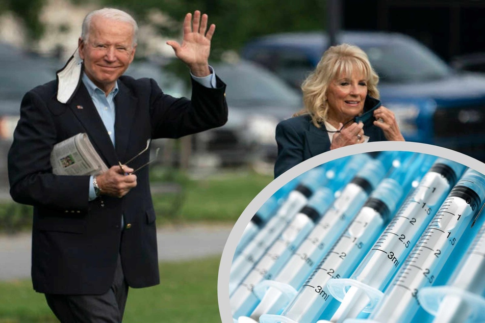 President Biden and Dr. Jill Biden en route to Europe this week from the White House.