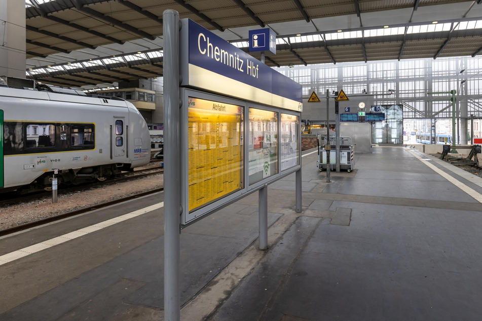 Am kommenden Wochenende wird's ruhig im Chemnitzer Hauptbahnhof: Etliche Streckensperrungen sorgen für Einschränkungen im Zugverkehr.
