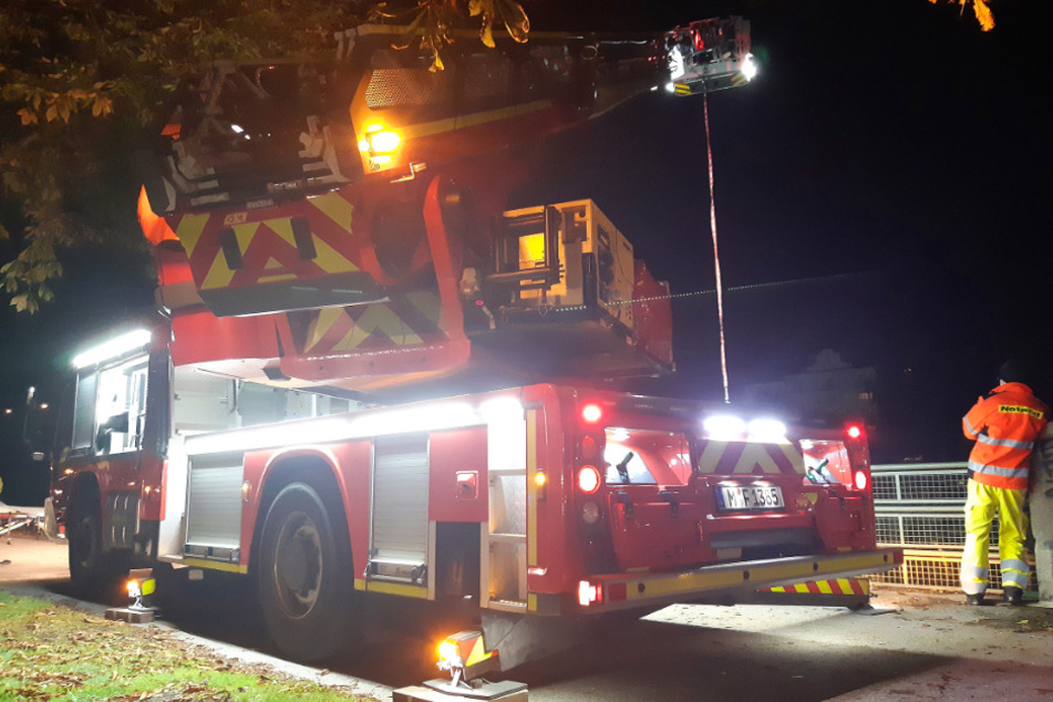 Ein Einsatzfoto der Berufsfeuerwehr München.