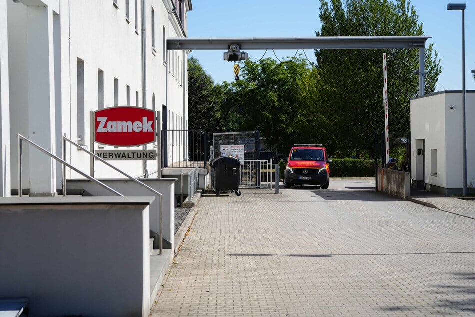 Der Vorfall ereignete sich auf dem Gelände der Firma "Zamek Food Solutions GmbH".
