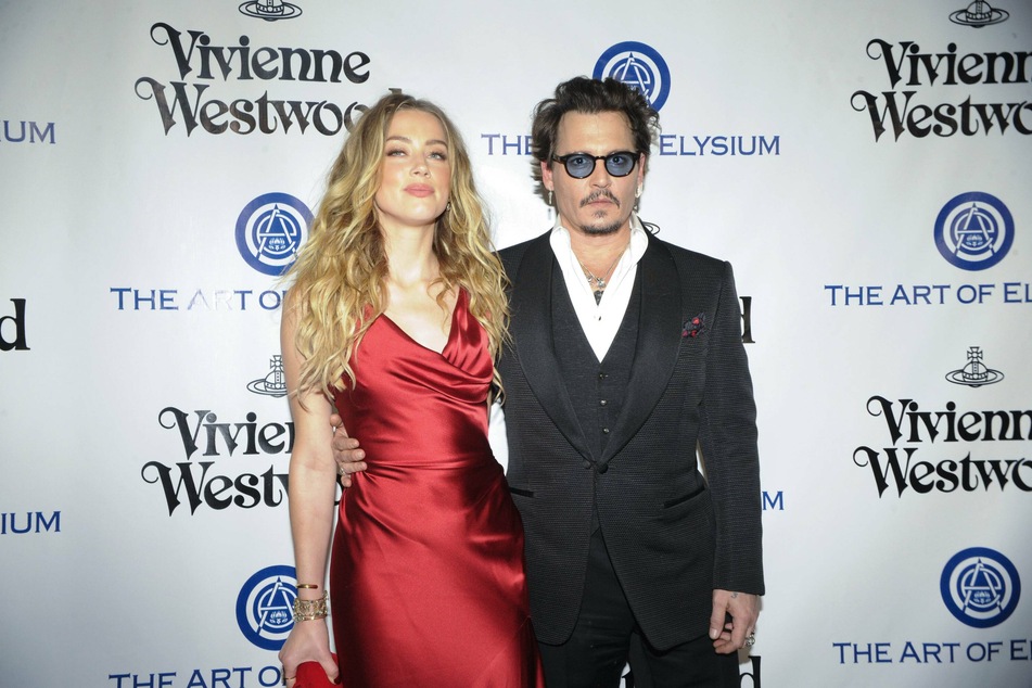 Amber Heard (l) and Johnny Depp (r) split in 2017, and the Aquaman star has since accused him of domestic abuse.