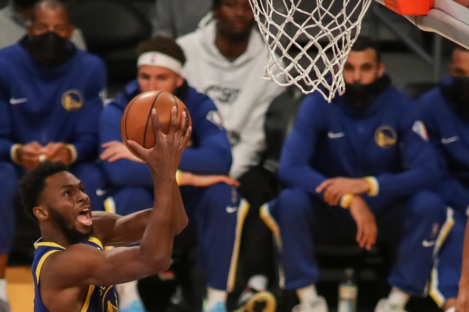 Forward Andrew Wiggins pitched in with 25 points for the Warriors.