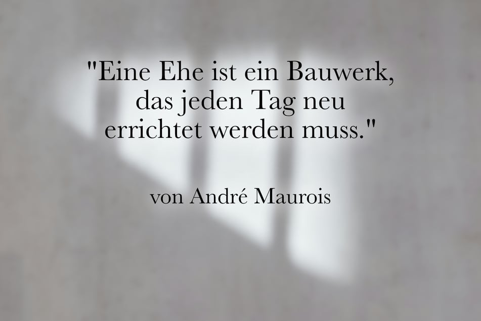 Ins Gästebuch einer Hochzeit passt dieser Spruch von André Maurois.