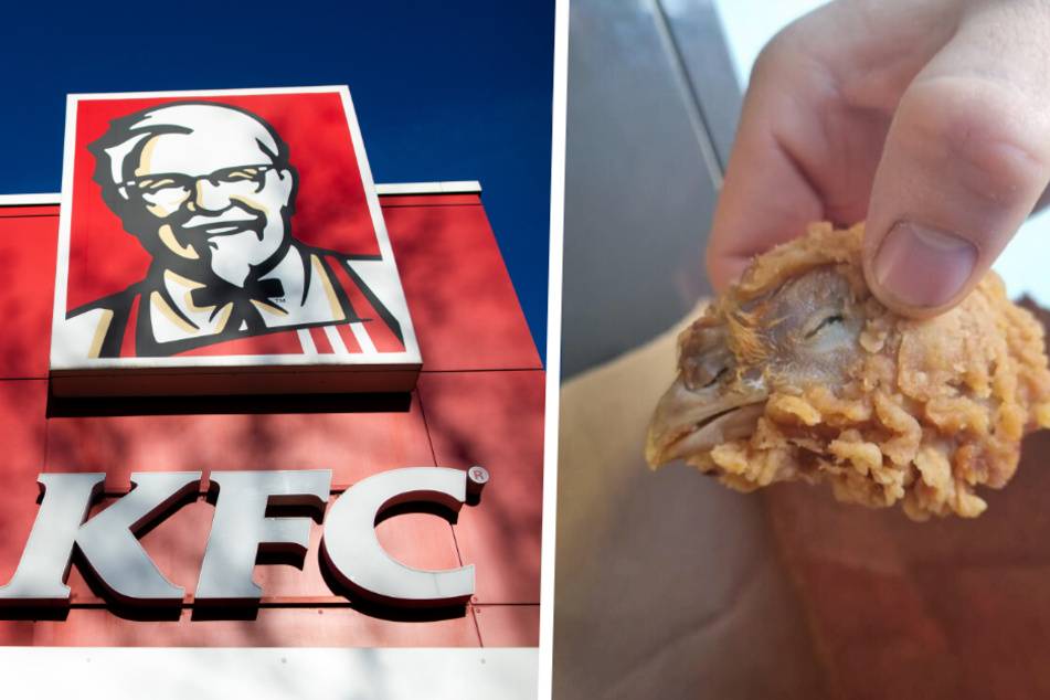 Ekelfund bei KFC: Kundin entdeckt Hühnerkopf in ihrer Bestellung!