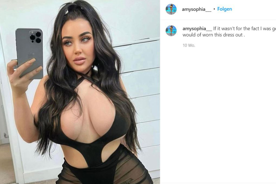 Auf Instagram hat Amy Sophia nur 690 Follower. Dennoch will sie auf OnlyFans kräftig Kasse machen.