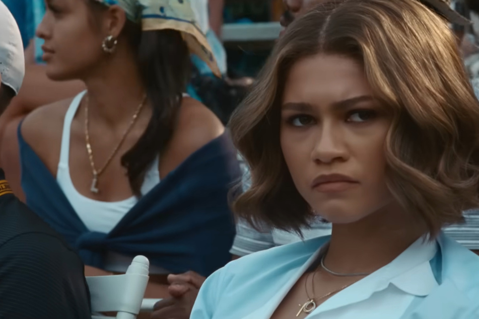 Zendaya revealed the first poster for her upcoming movie, Challengers, on Monday.