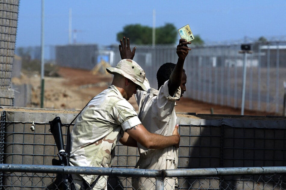 US authorities initially deported eight men to South Sudan, but a court ruling meant that they have been held at a US military base in Djibouti (file photo).