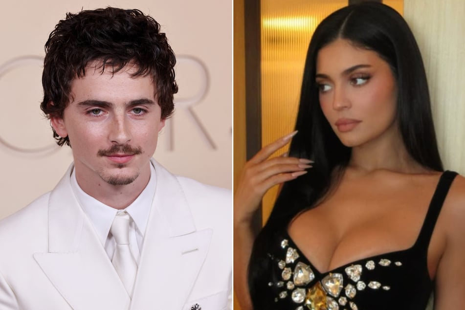 Kylie Jenner (r.) is reportedly always "low-key bragging" about boyfriend Timothée Chalamet to her friends and family.