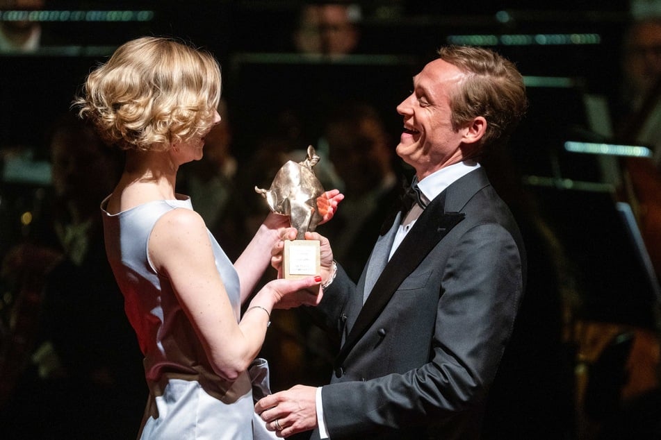 Schauspielkollegen unter sich: Teresa Weißbach (44) und Matthias Schweighöfer (44).