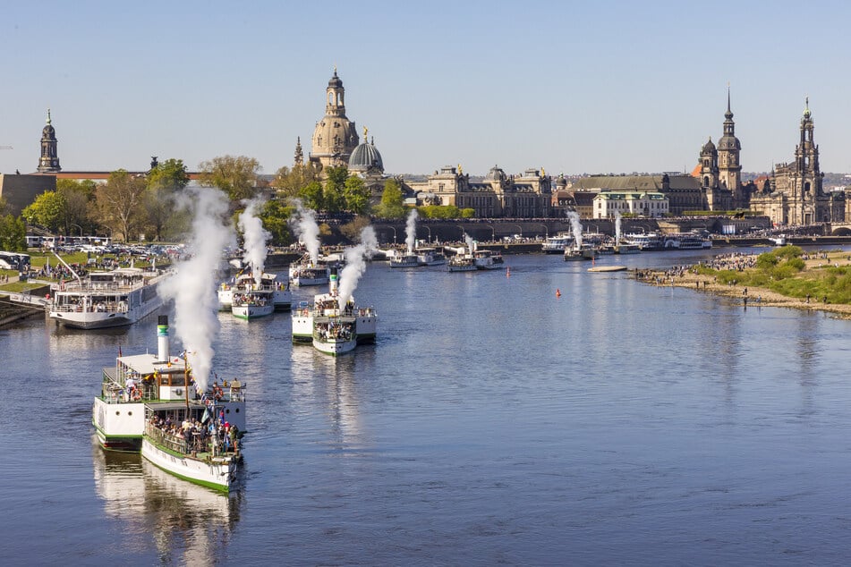 Die Sächsische Dampfschifffahrt feiert ein ganzes Wochenende lang Geburtstag.