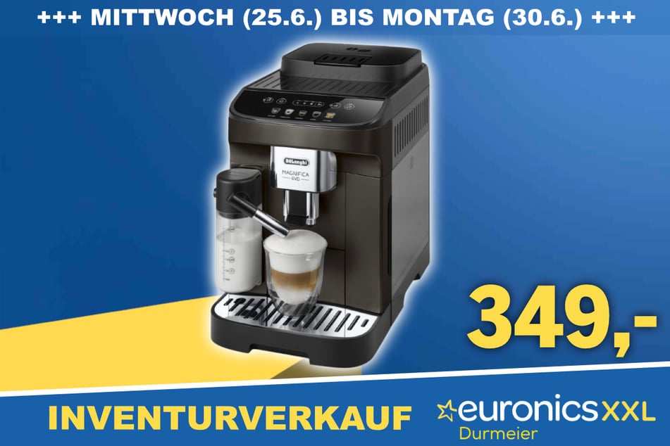 Der DeLonghi Magnifica Kaffee-Vollautomat für 349 Euro.