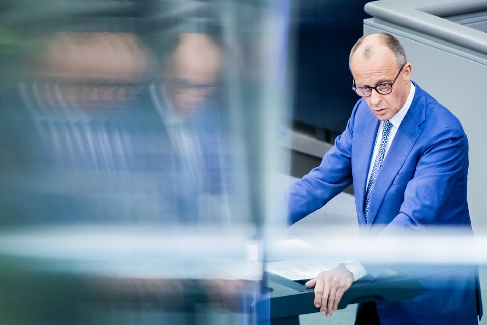 Bundeskanzler Friedrich Merz (70, CDU) bei seiner Regierungserklärung.