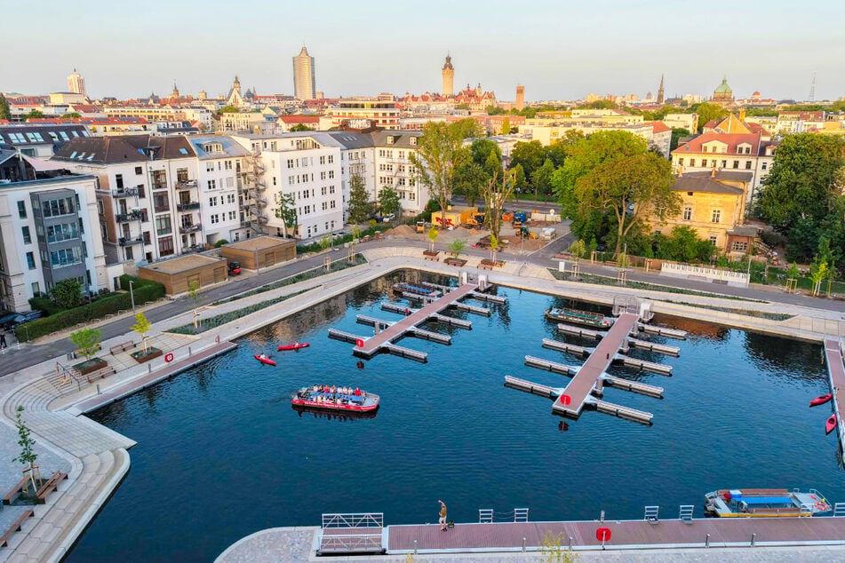 Der neue Stadthafen macht wirklich was her.