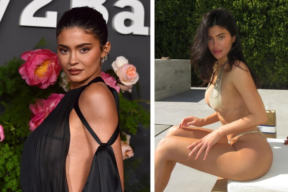 Kylie Jenner zeigt sich mega-heiß im goldenen Bikini