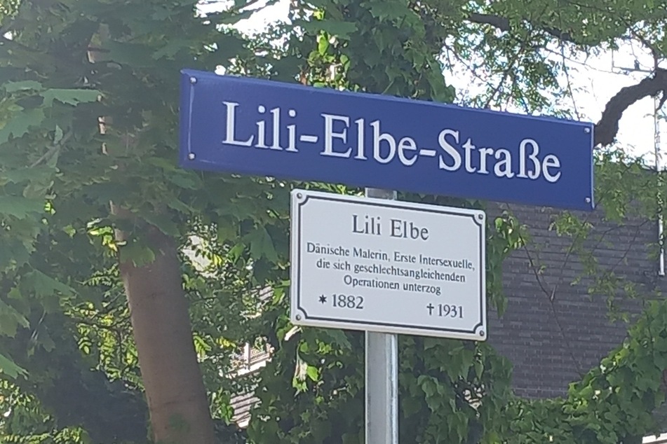 In der Johannstadt gibt es jetzt dieses neue Straßenschild zu sehen.
