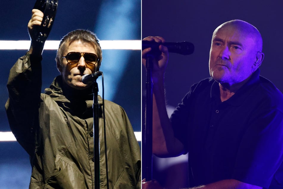 Oasis and Phil Collins (r.) lead the 2026 inductees into the Rock and Roll Hall of Fame.